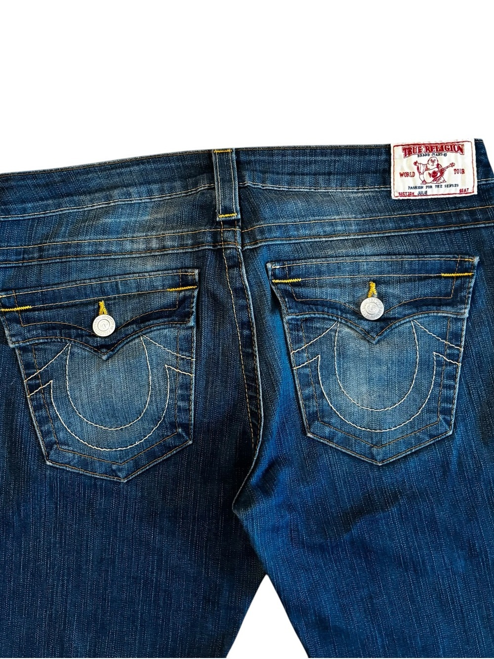 Women's Dark Blue Slim Fit Jeans - Picture 8 of 8